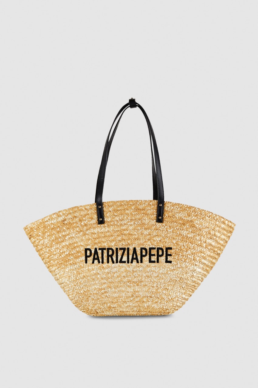 Patrizia Pepe Shopper-Tasche aus Stroh