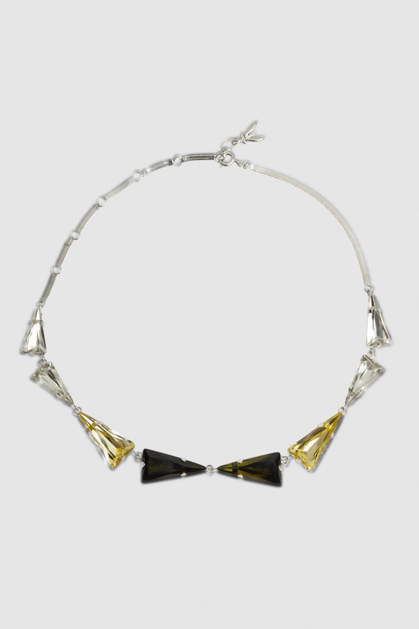 Patrizia Pepe Halskette aus Messing und Glas