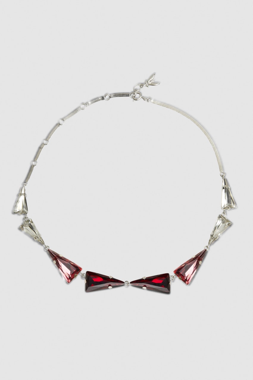 Patrizia Pepe Halskette aus Messing und Glas