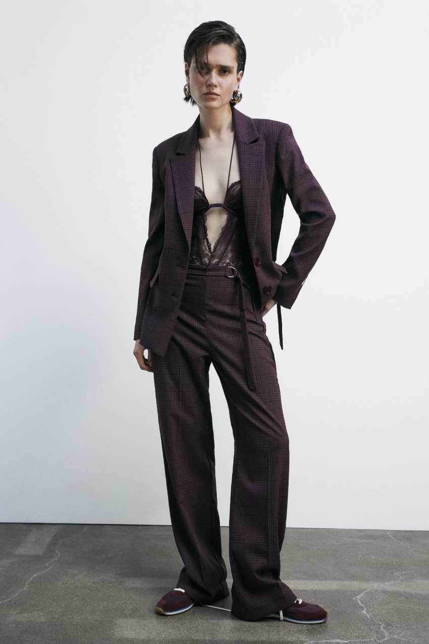 Patrizia Pepe Pantaloni fluidi checked