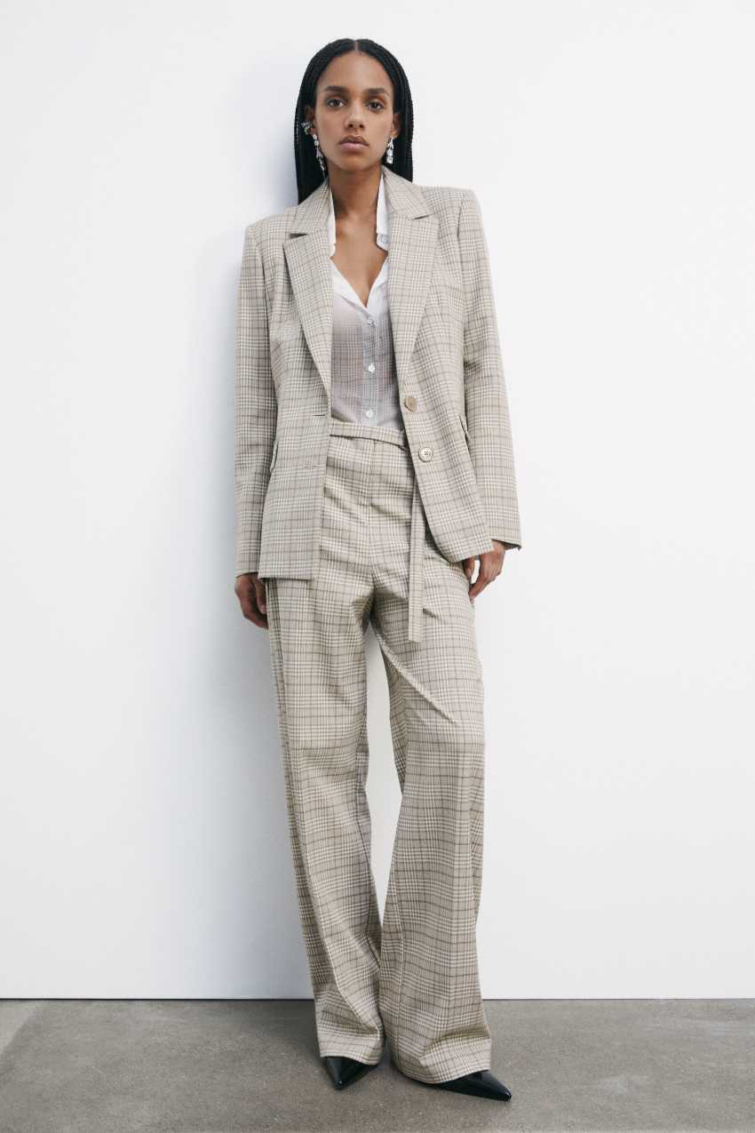 Patrizia Pepe Pantaloni fluidi checked