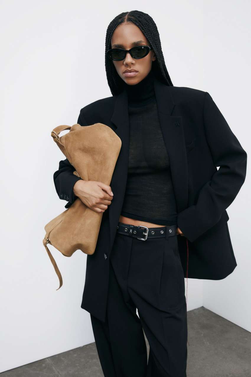 Patrizia Pepe Leichter Woll-Rollkragenpullover