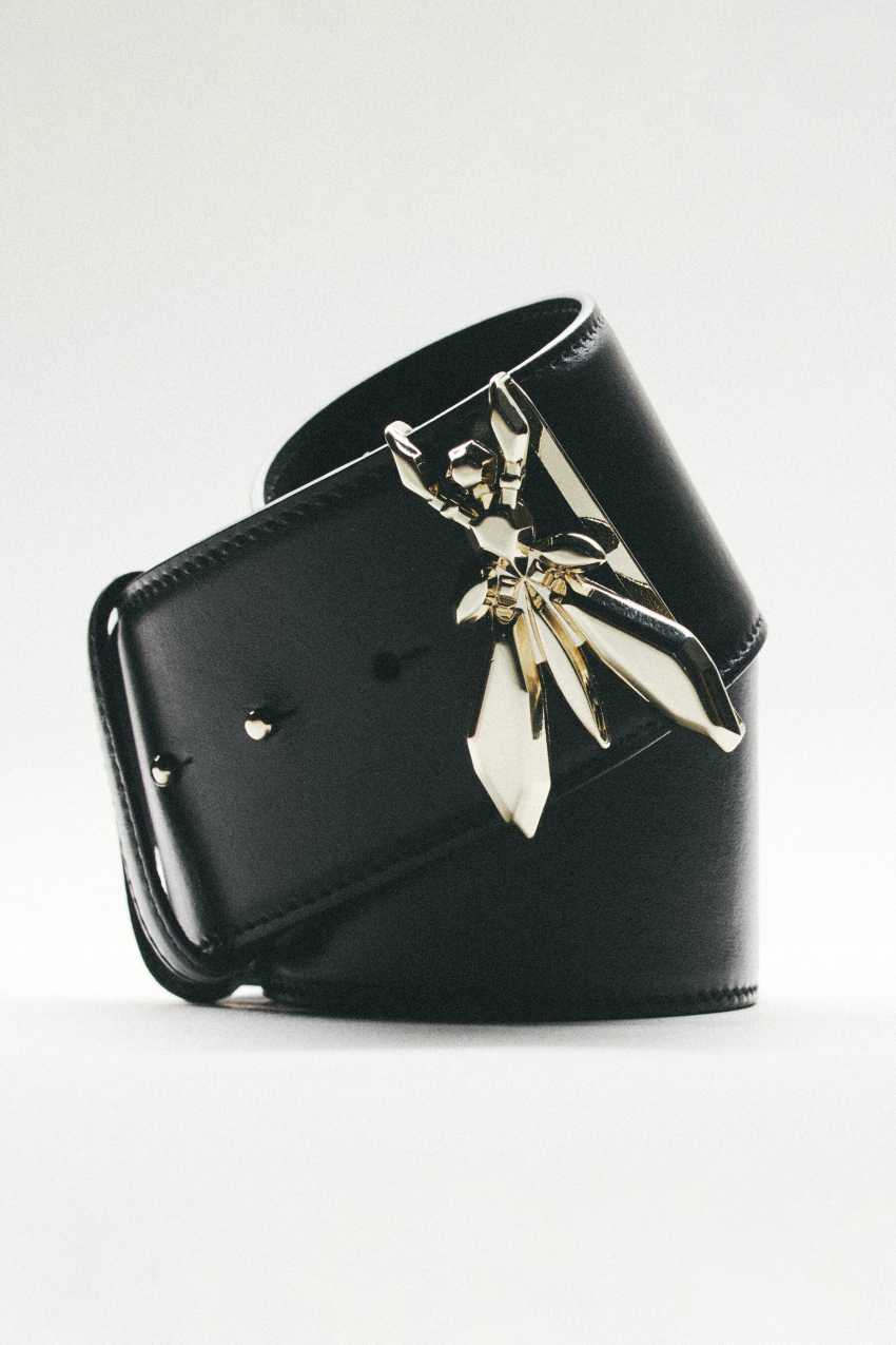 Patrizia Pepe Cintura vita alta in pelle