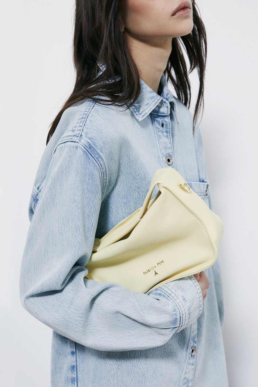 Borsa a spalla Contemporary Hobo piccola in pelle