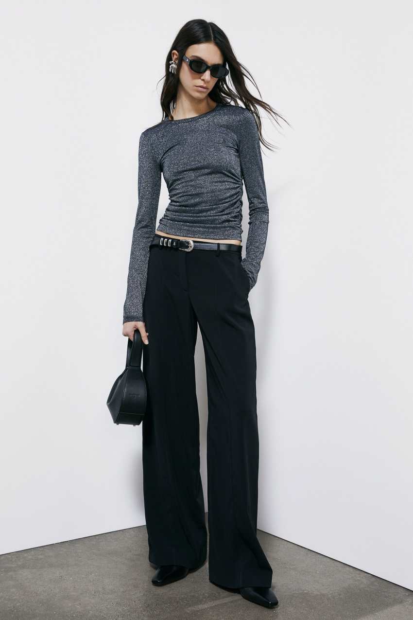 Patrizia Pepe Pullover „Essential“ Mit Drapierungen