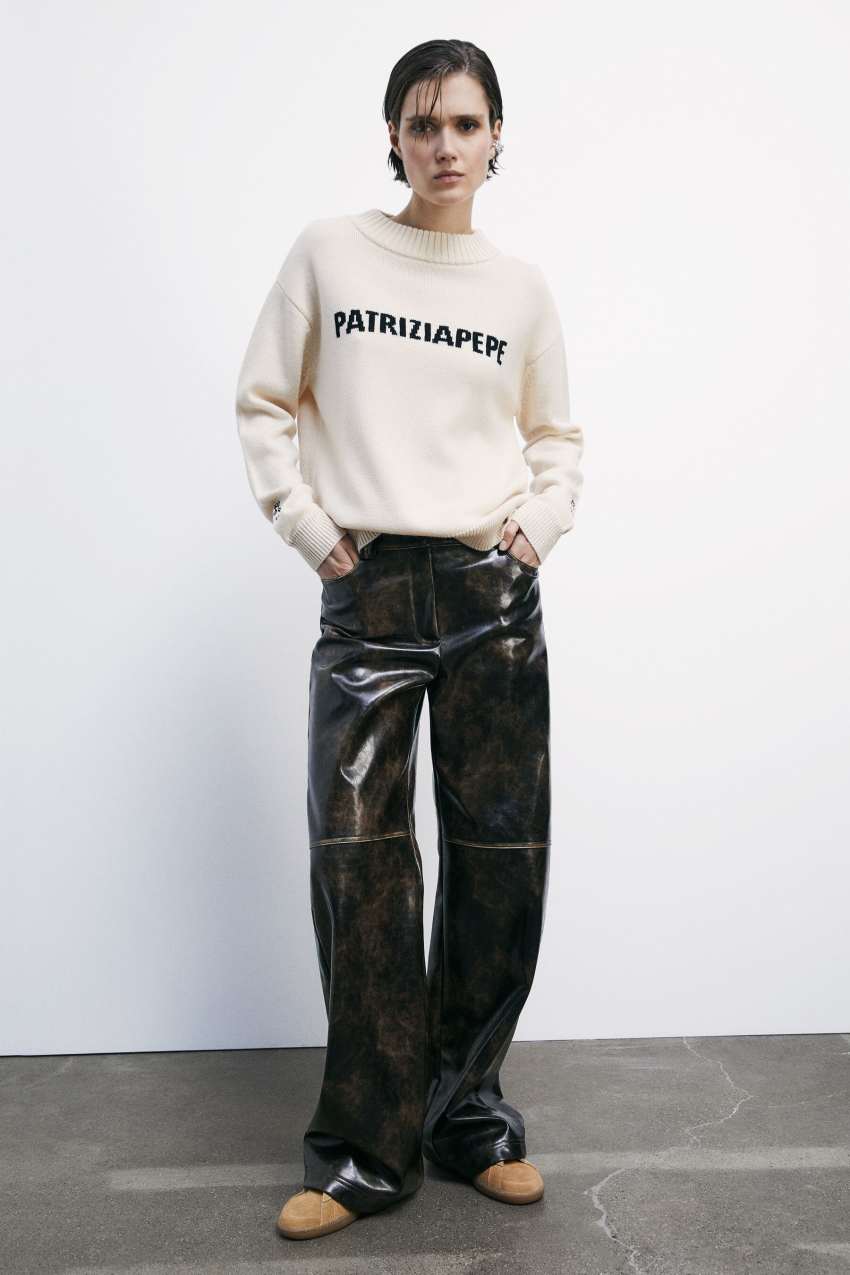 Patrizia Pepe Maglione girocollo con logo