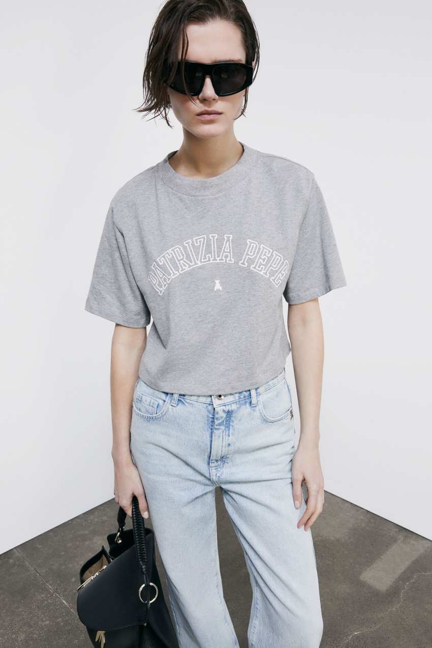 T-shirt crooped z logo
