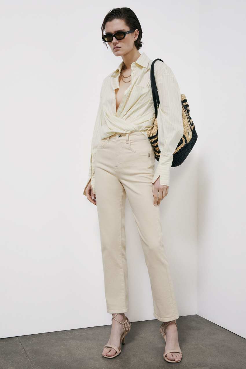 Patrizia Pepe Zigarettenjeans mit hohem Bund