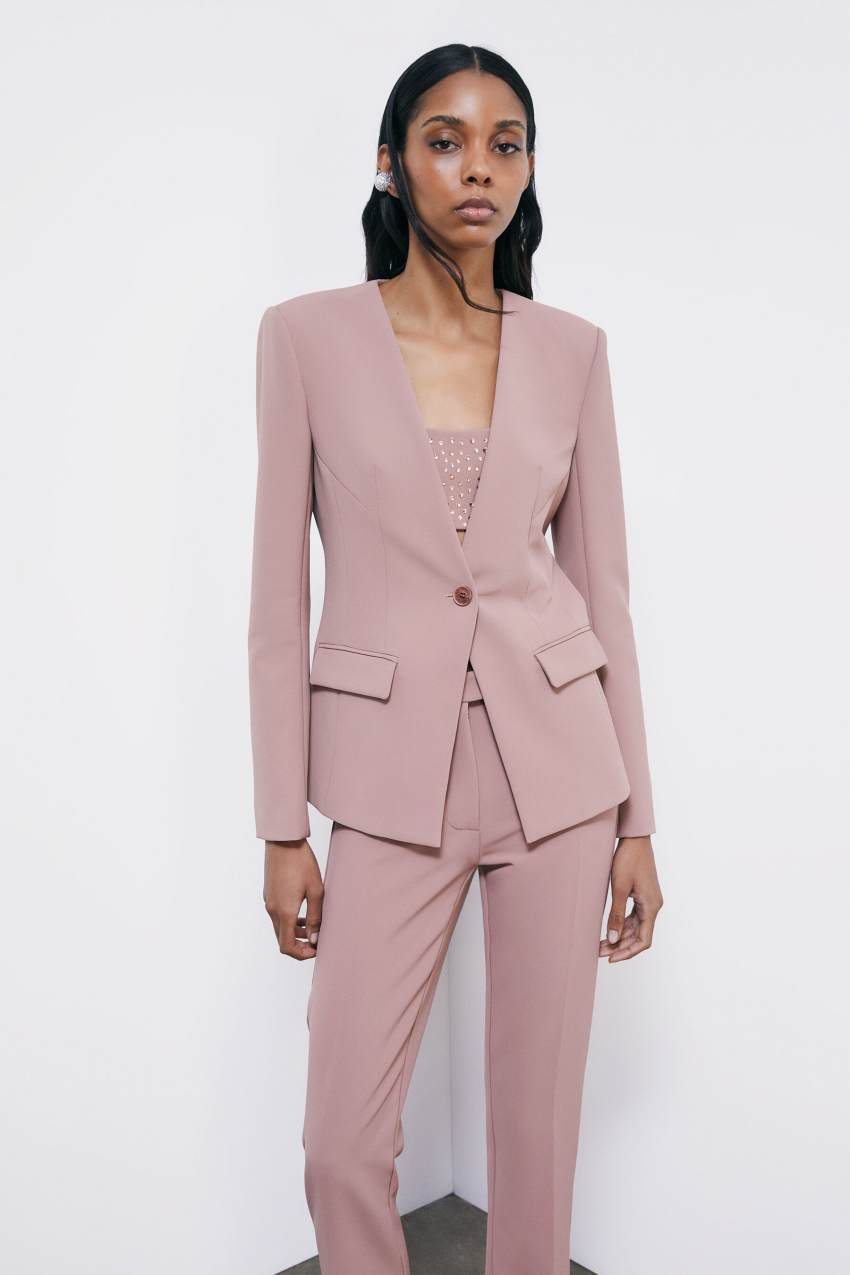 Patrizia Pepe Tailored Blazer Mit V-Ausschnitt