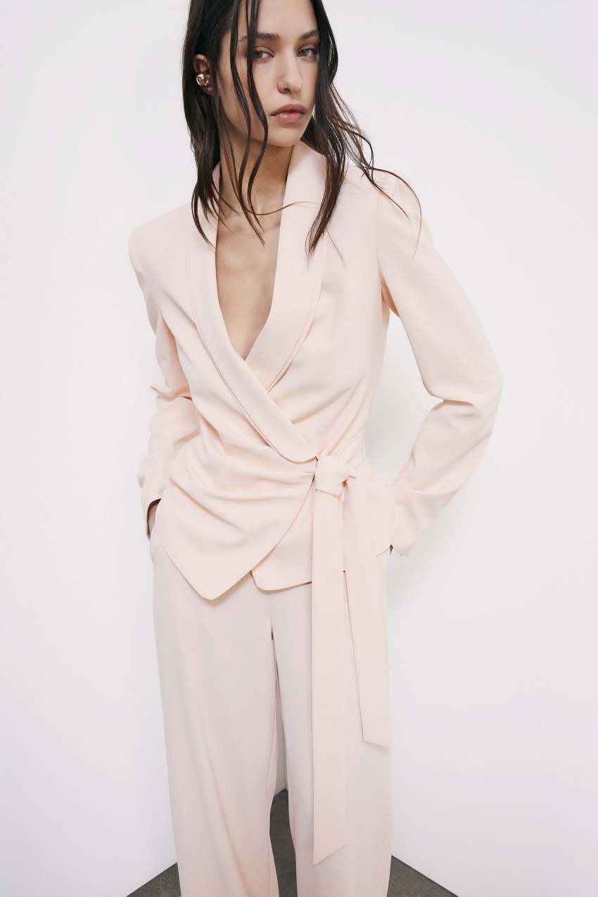 Patrizia Pepe Crêpe-Blazer mit Taillenband