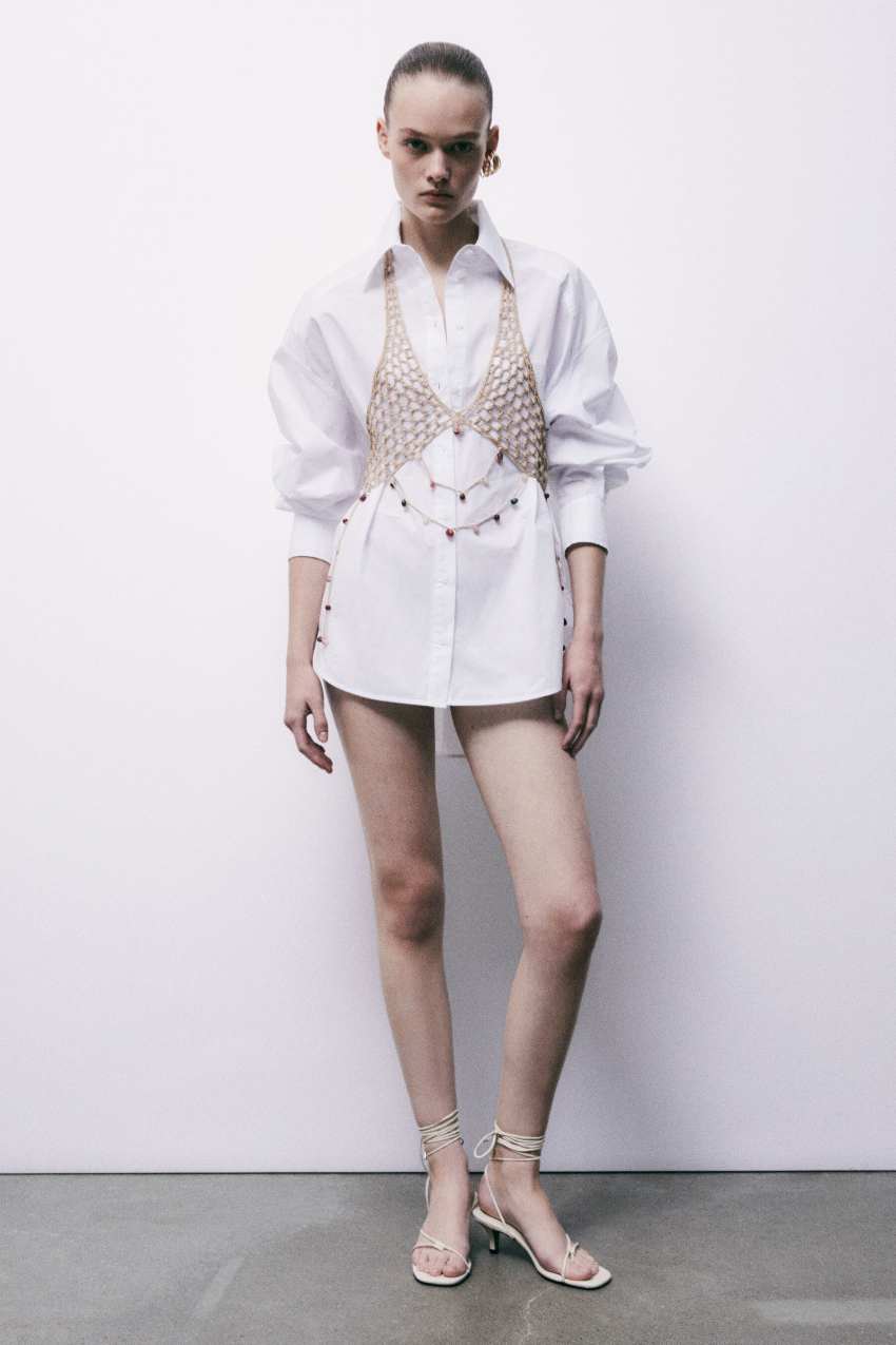Patrizia Pepe Crochet-Top aus Baumwolle