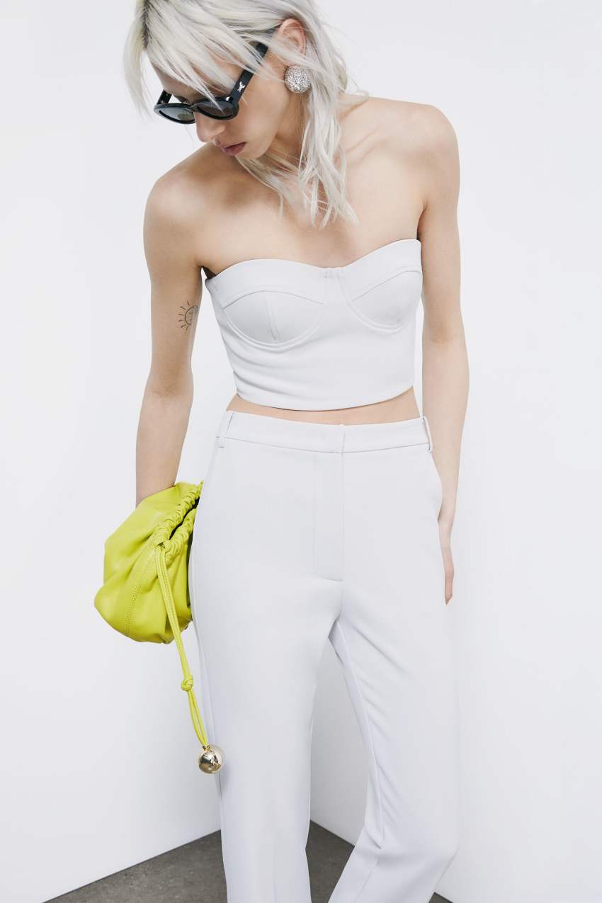 Patrizia Pepe Strukturiertes Bustier Aus Crêpe