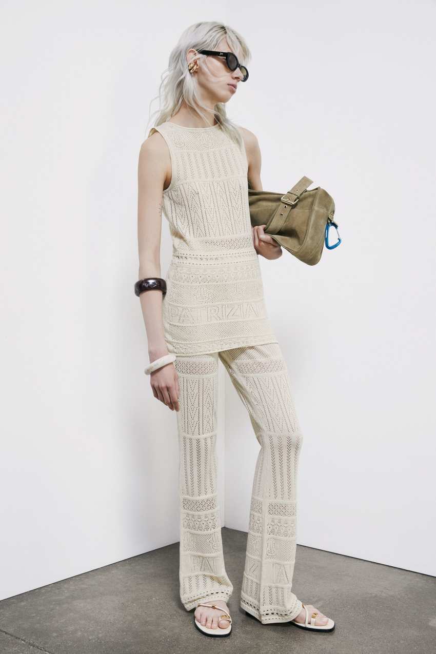 Patrizia Pepe Hose Aus Baumwoll-Crochet