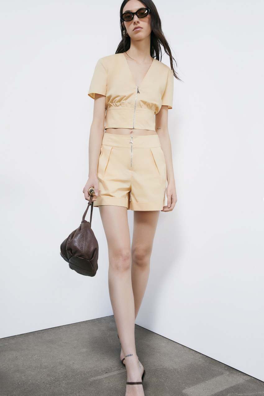 Patrizia Pepe Shorts Aus Popeline