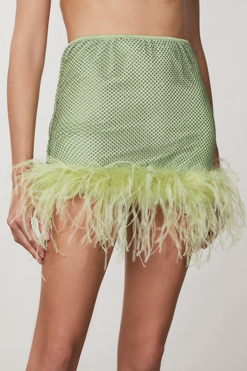 Rhinestone skirt insert outlet