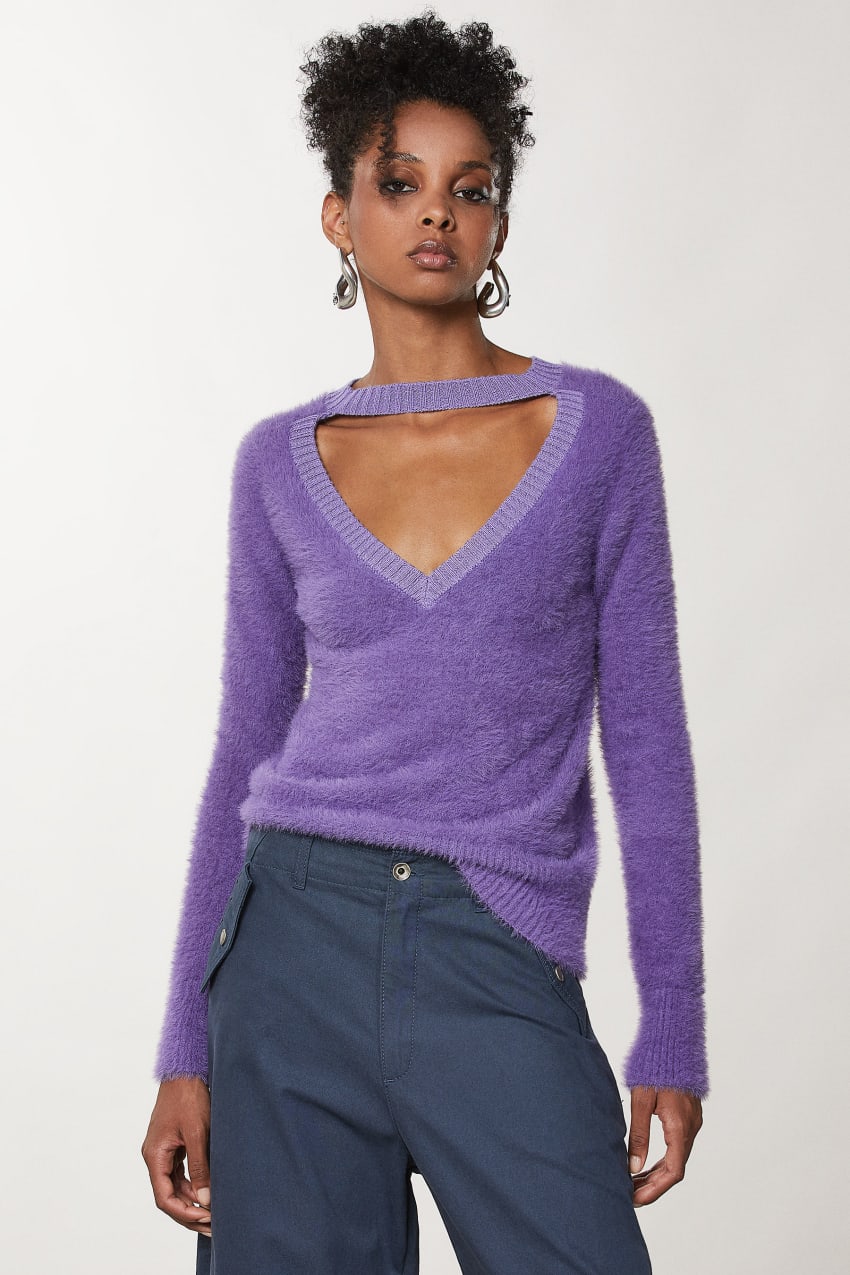 PERFECT HIGH NECK SWEATER