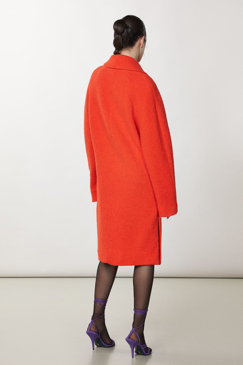 Jaeger orange coat top