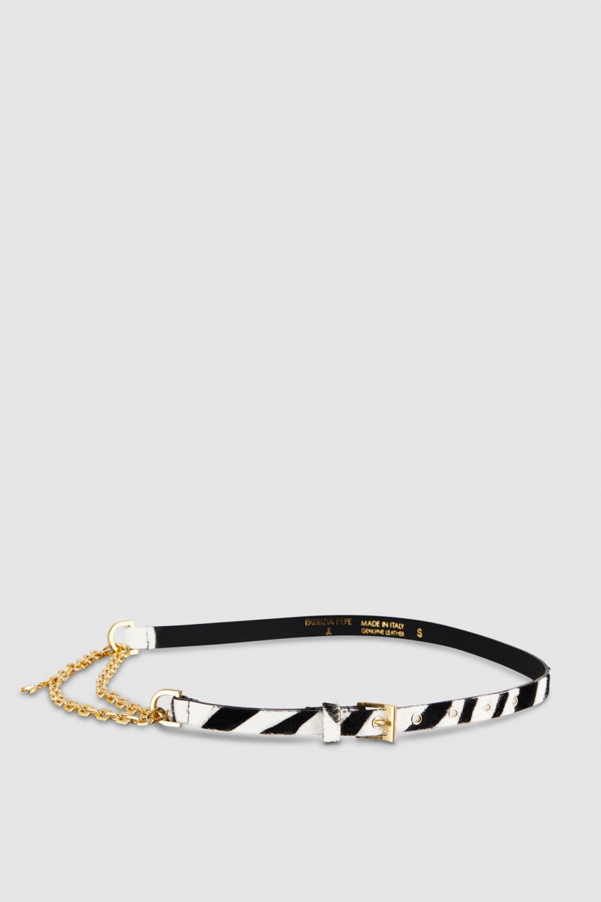Low-waist belt | Black | Patrizia Pepe