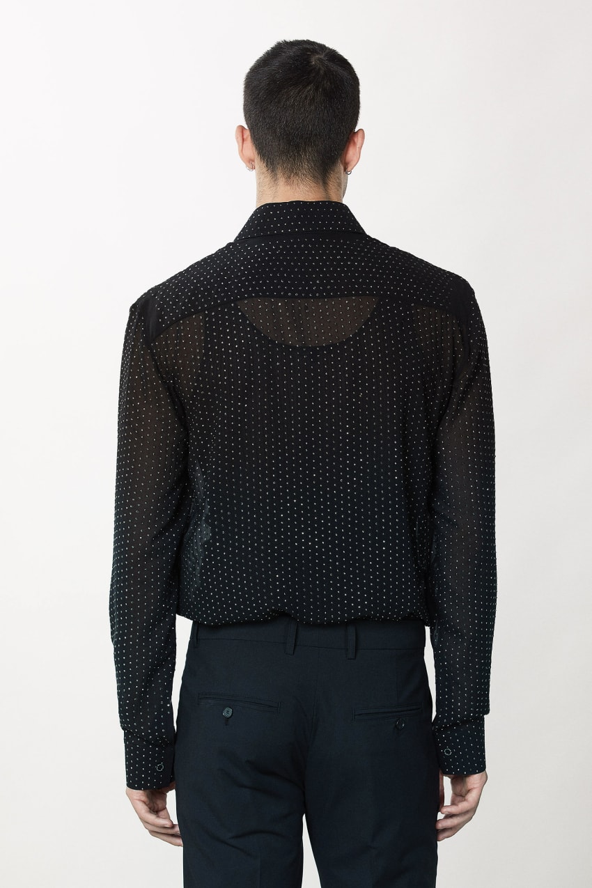 Chemise strass homme sales