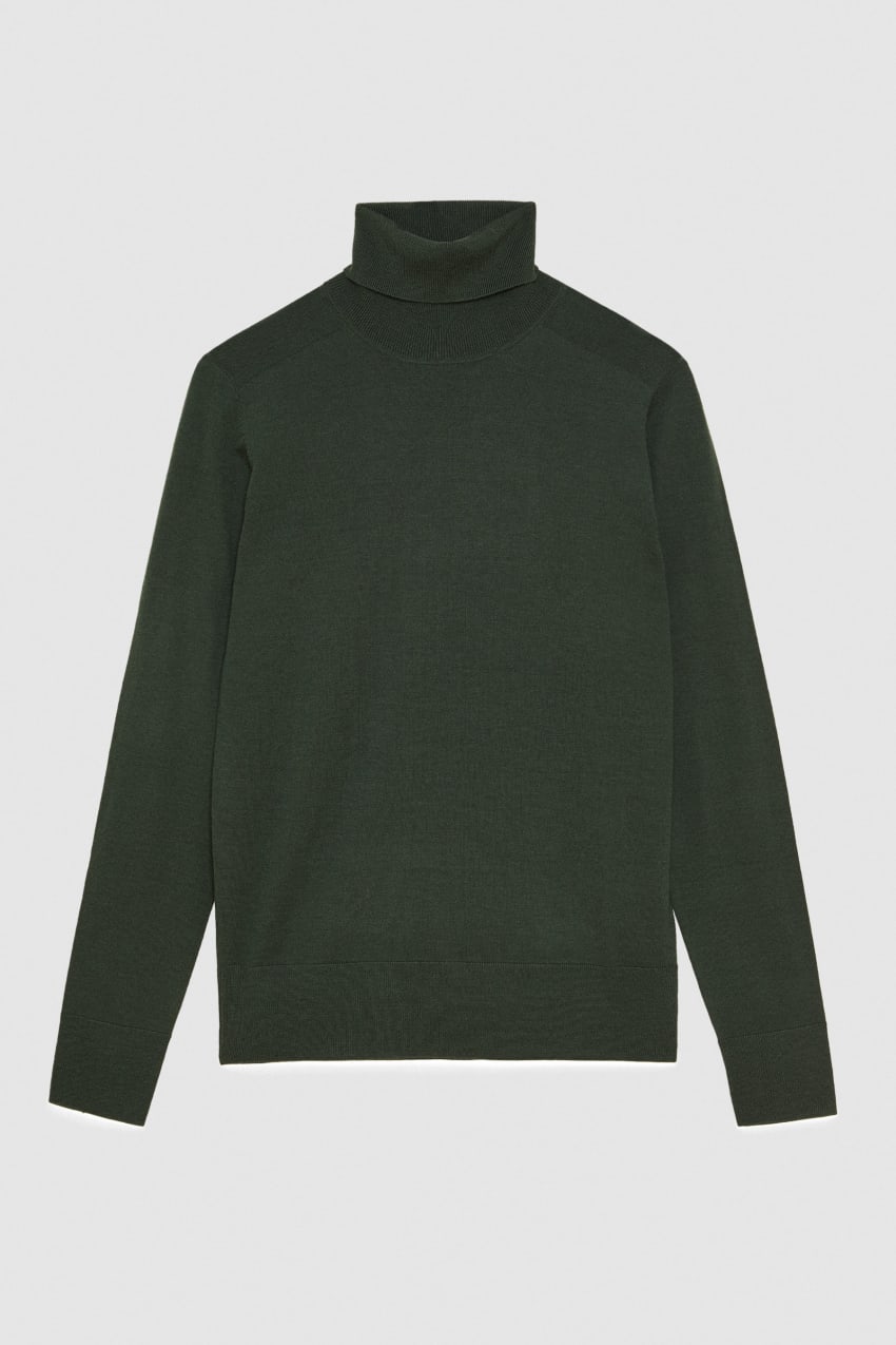 Green pure wool turtleneck sweater Patrizia Pepe