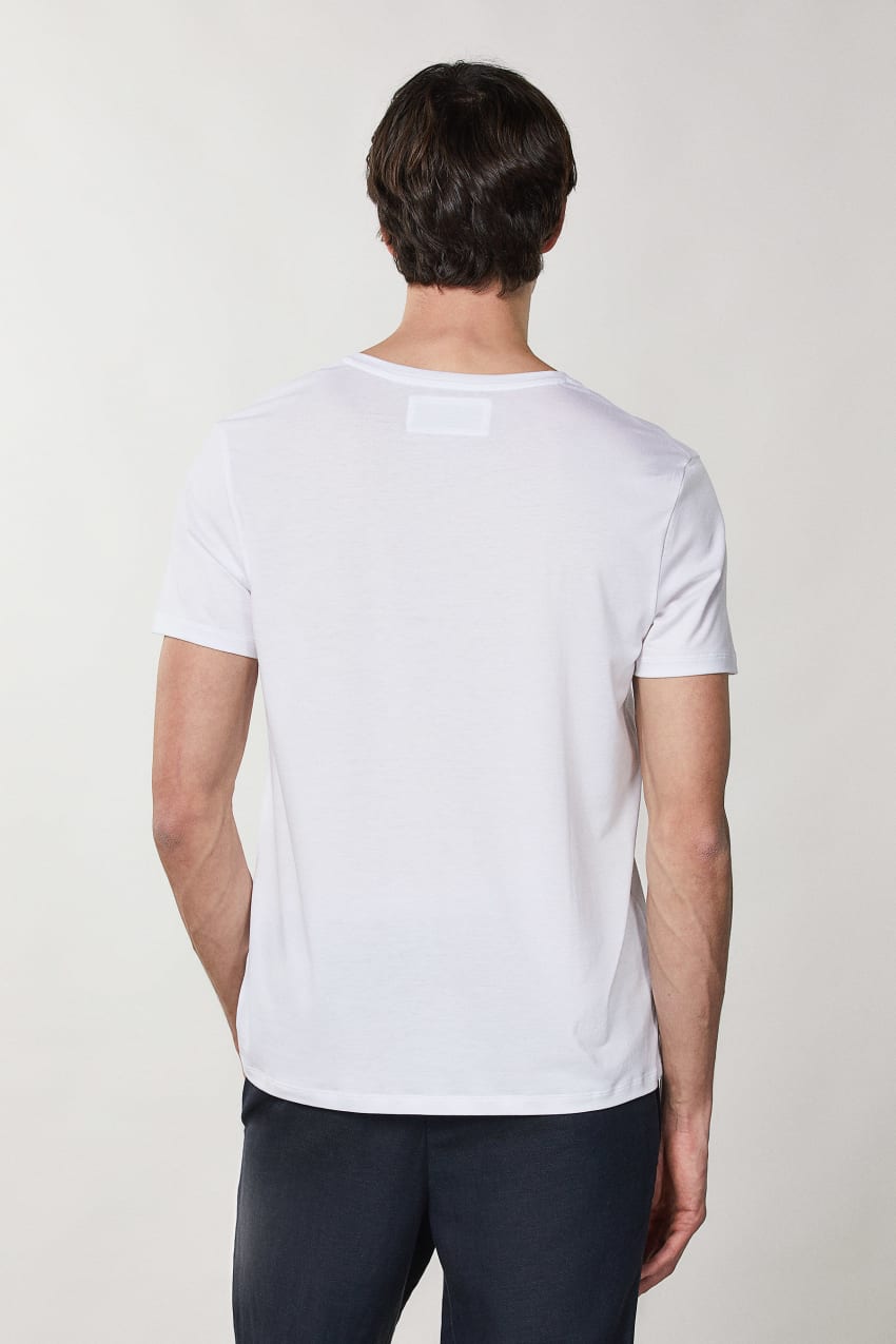 Maglia serafino uomo manica corta cheap
