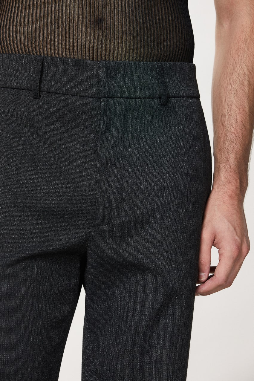 Pantalon classique gris 2025 homme