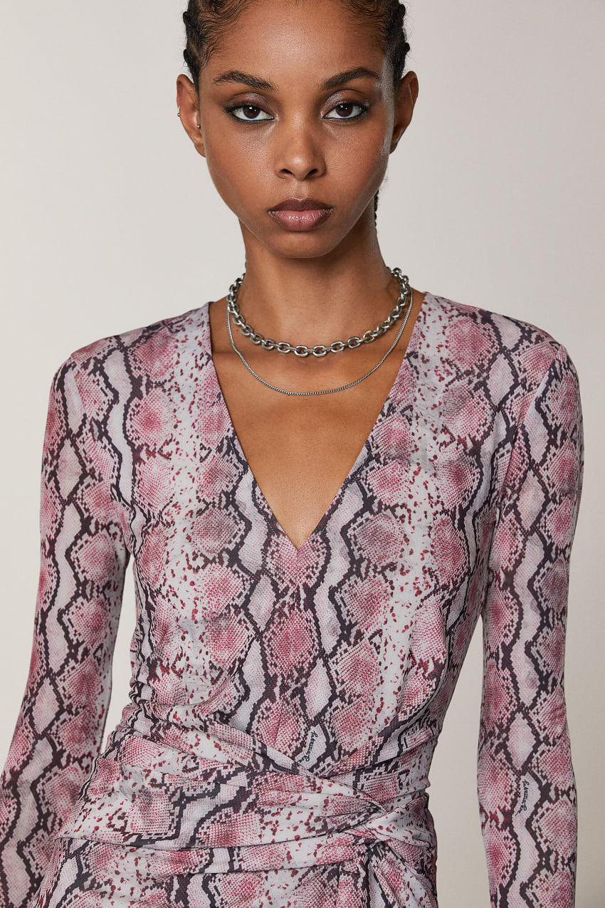 Robe imprimé python store