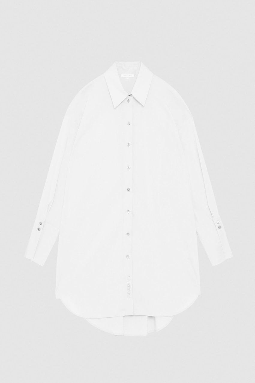 Robe chemise blanche hotsell oversize