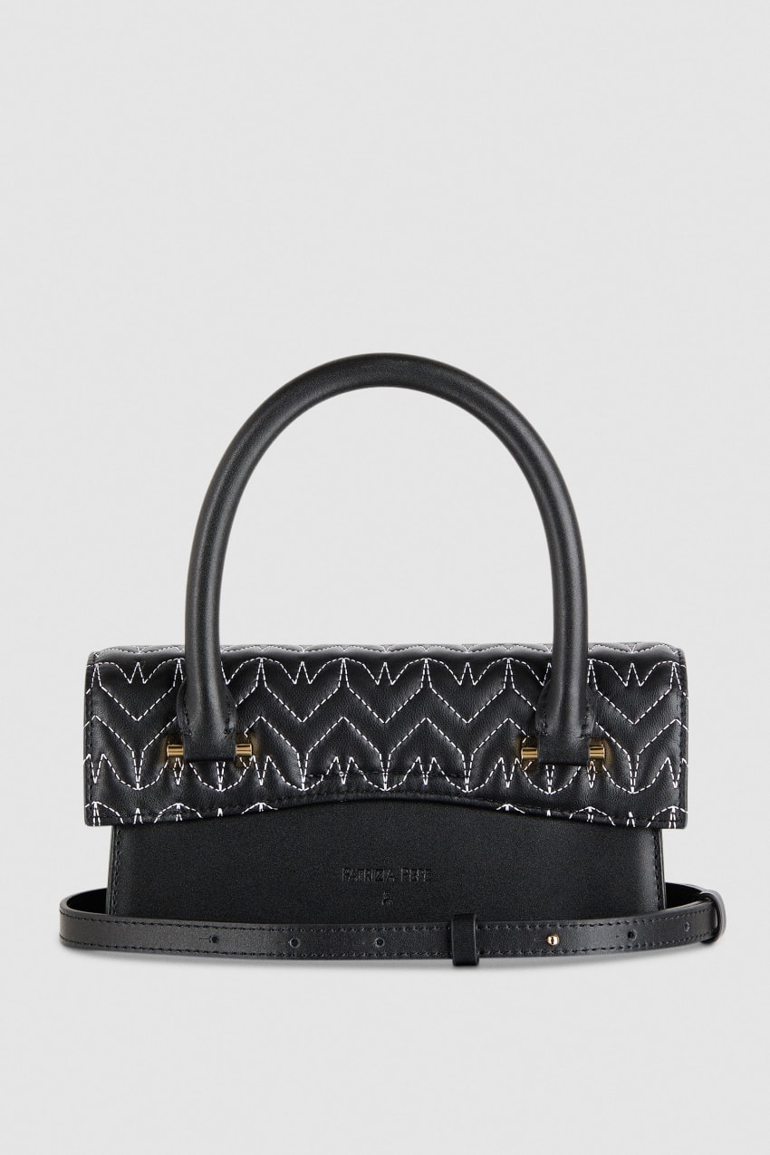 Borsa in pelle trapuntata Fly Bamby | Nero | Patrizia Pepe