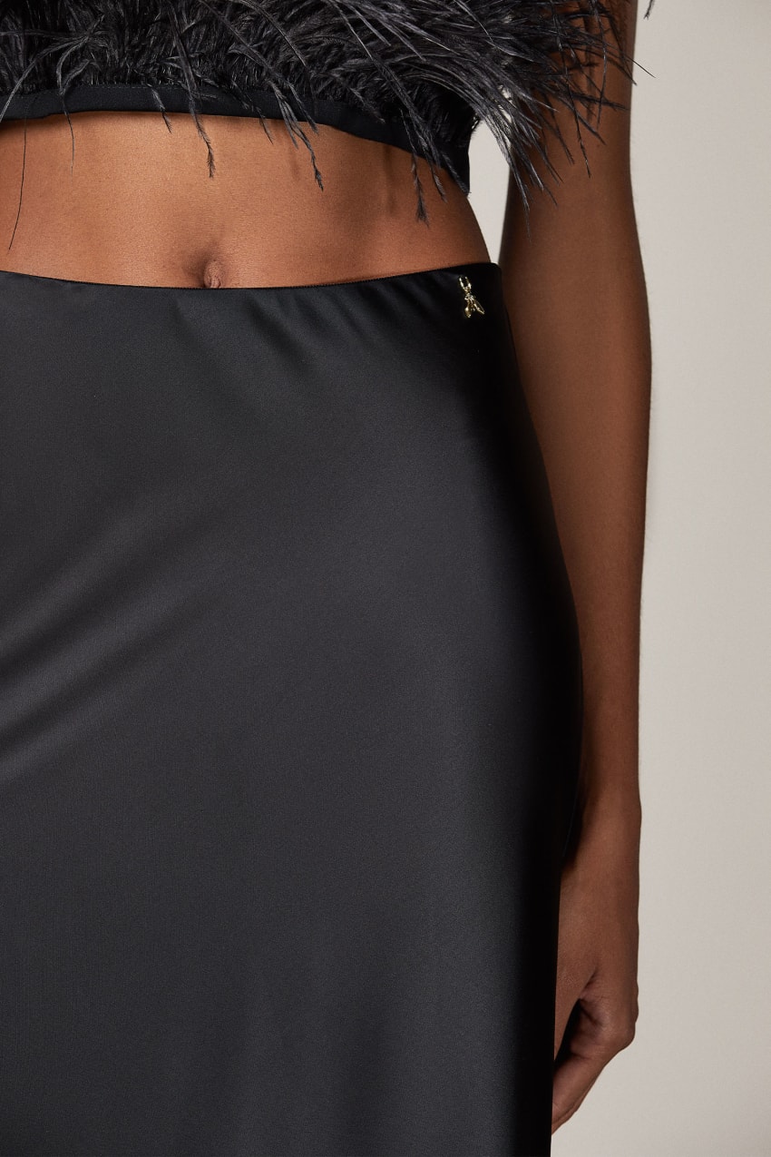 Dolly silk midi online skirt