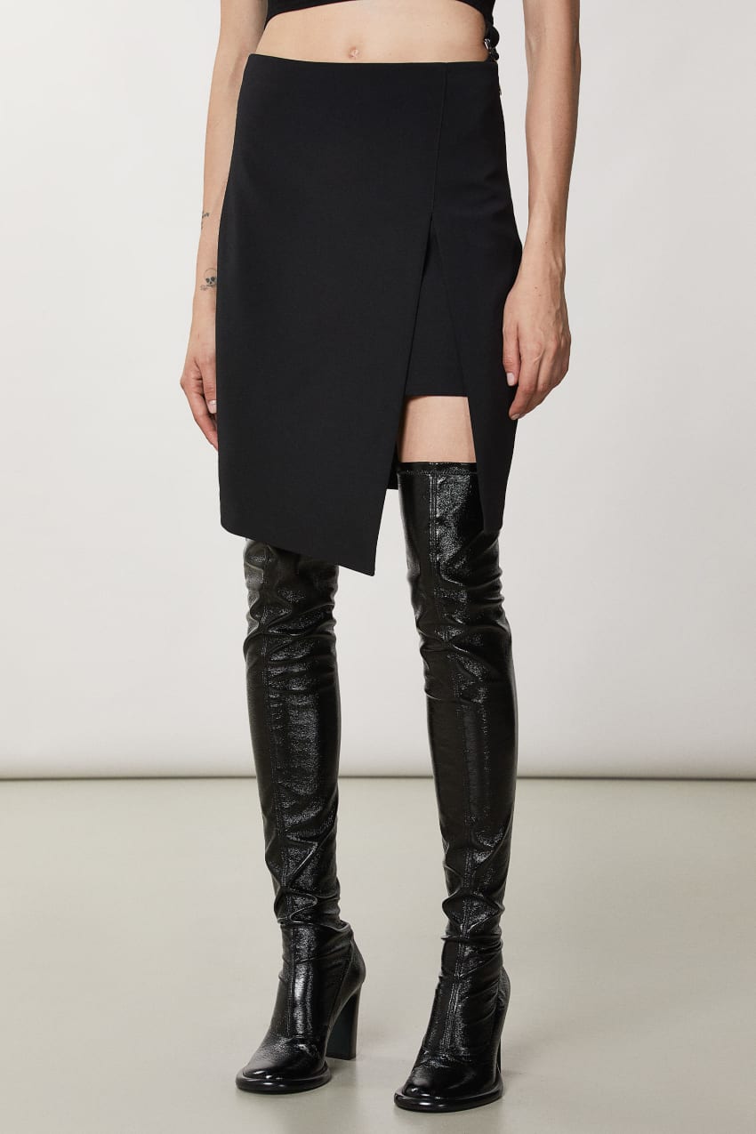 Essential store suede skirt