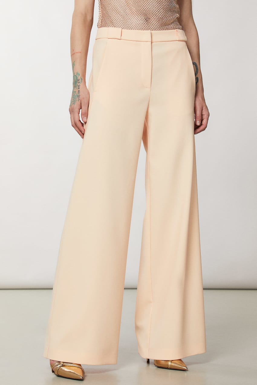FLOWING WIDE - LEG TROUSERS-View all-TROUSERS-WOMAN, ZARA Portugal