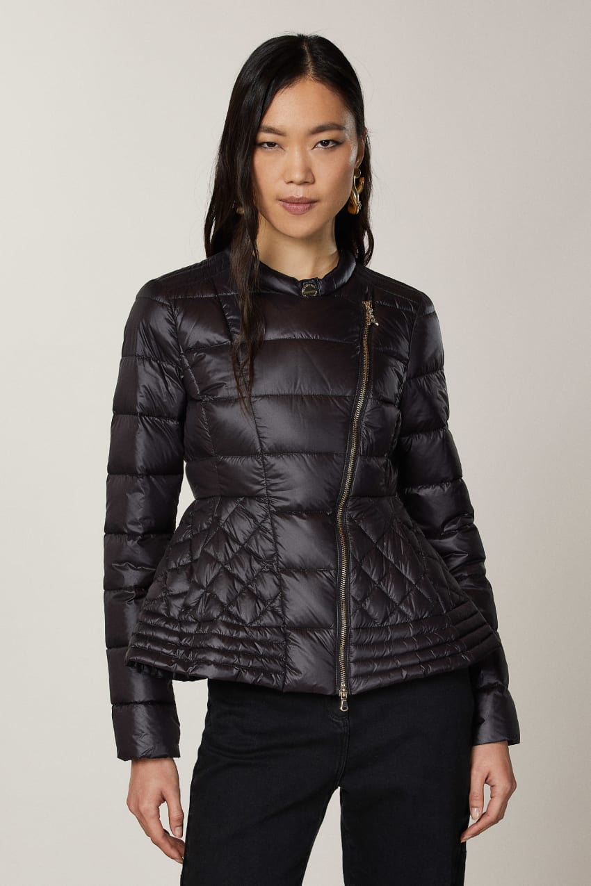 Ultra-lightweight natural down-padded jacket