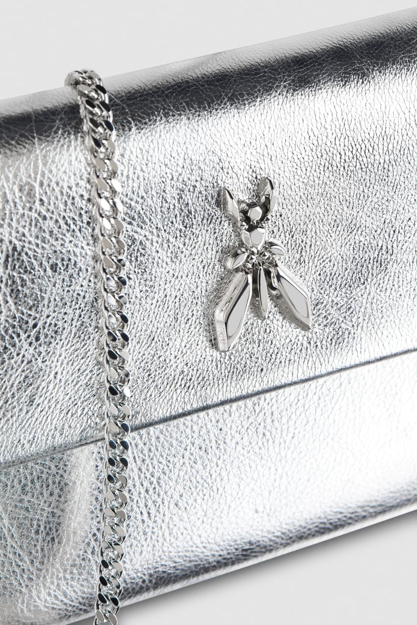 Pochette argento patrizia pepe online
