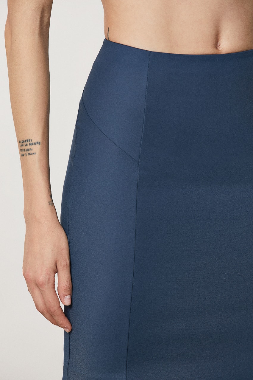 Midi pencil skirt