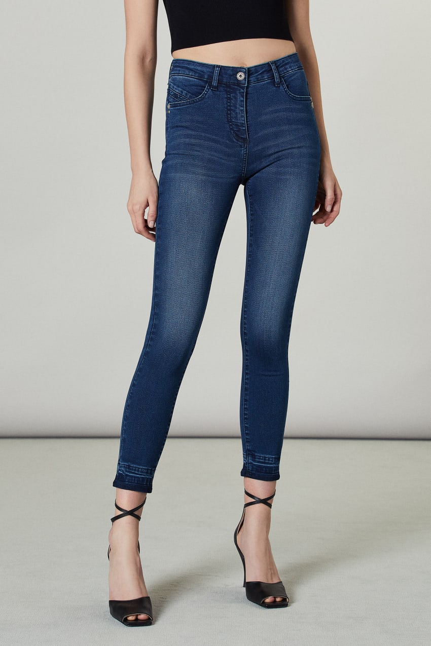 Women's stretch jeggings jeans – Mimì Abbigliamento