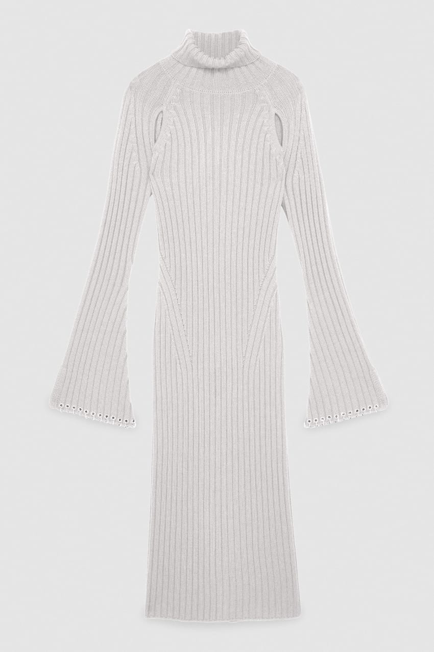 Ribbed dress with cut out Patrizia Pepe