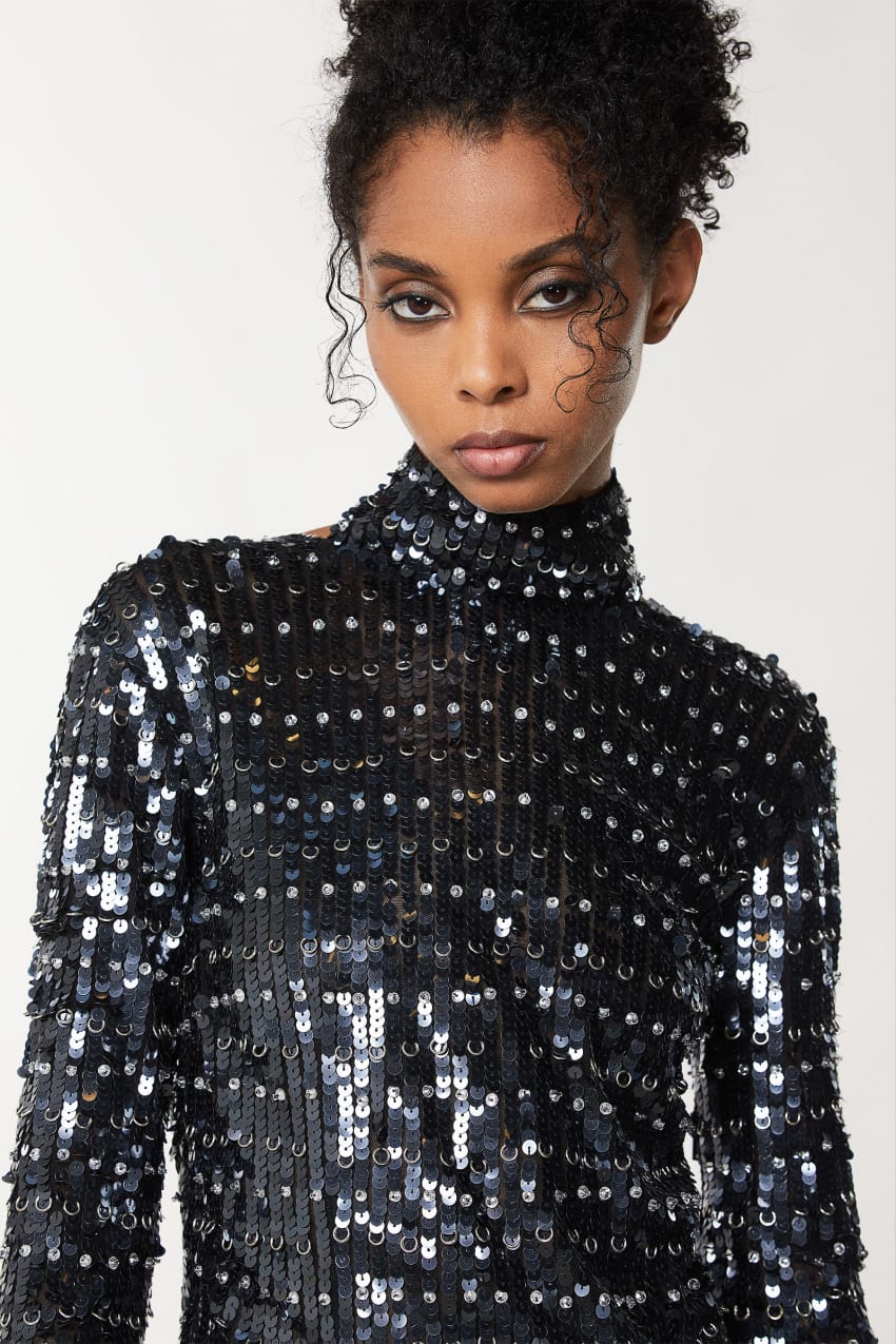 Abito paillettes patrizia store pepe