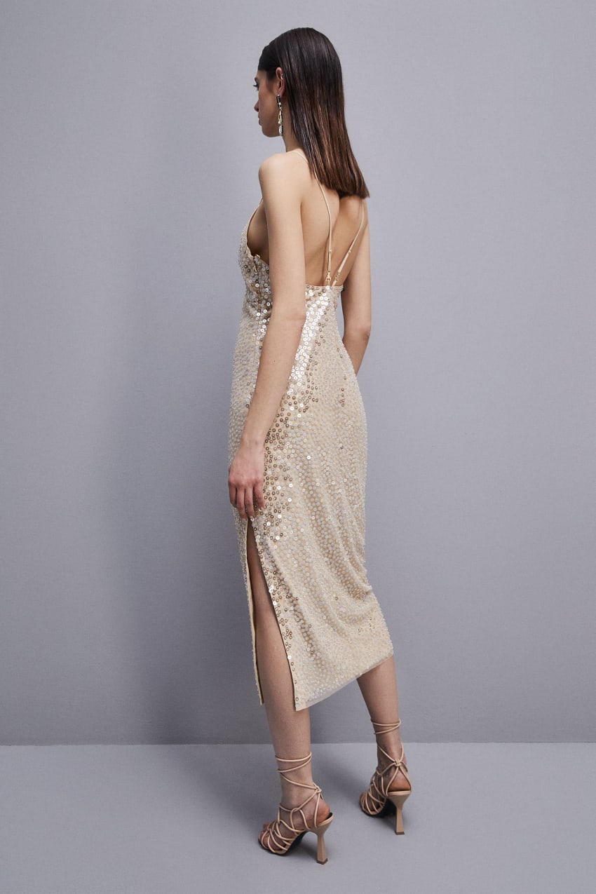 Abiti in tulle ricamato sales