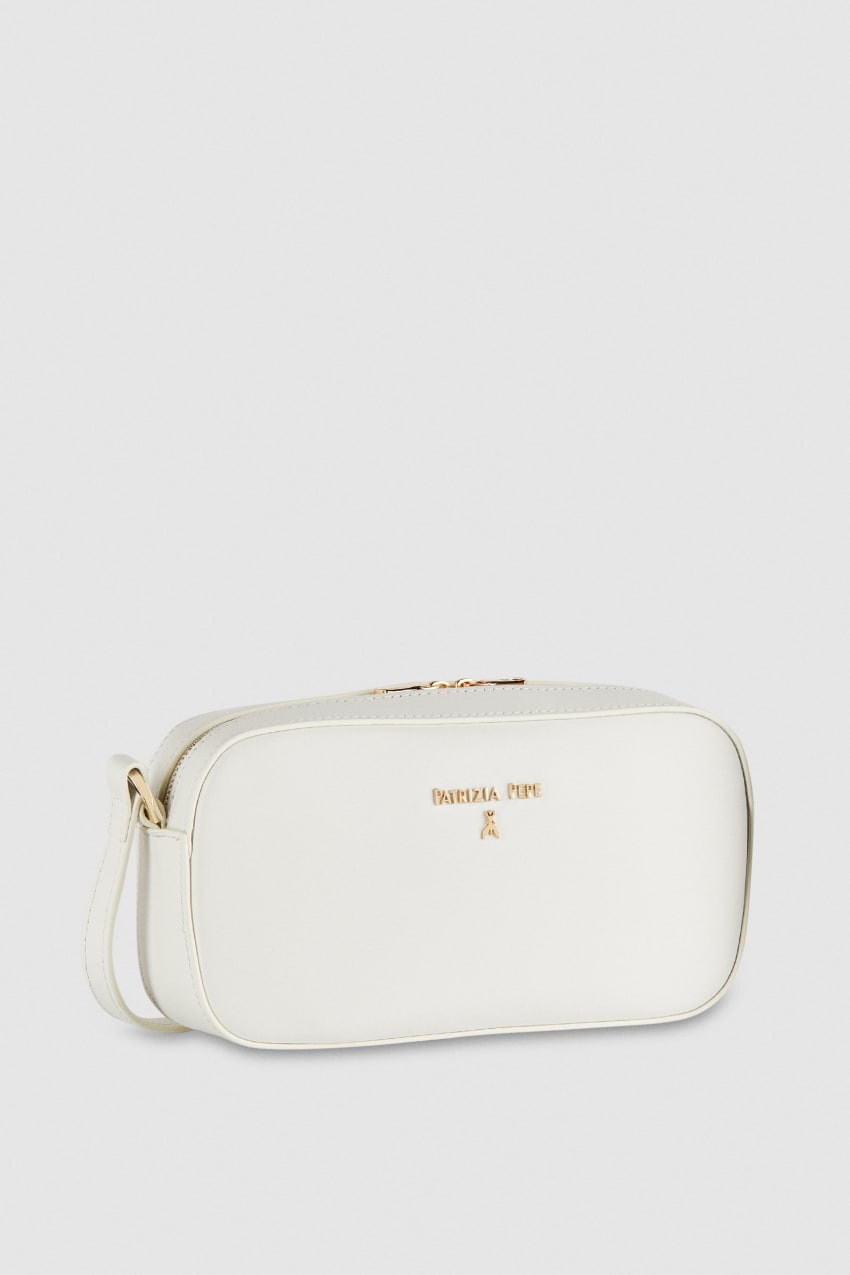 Borsa a tracolla Graphic Case piccola Bianco Patrizia Pepe