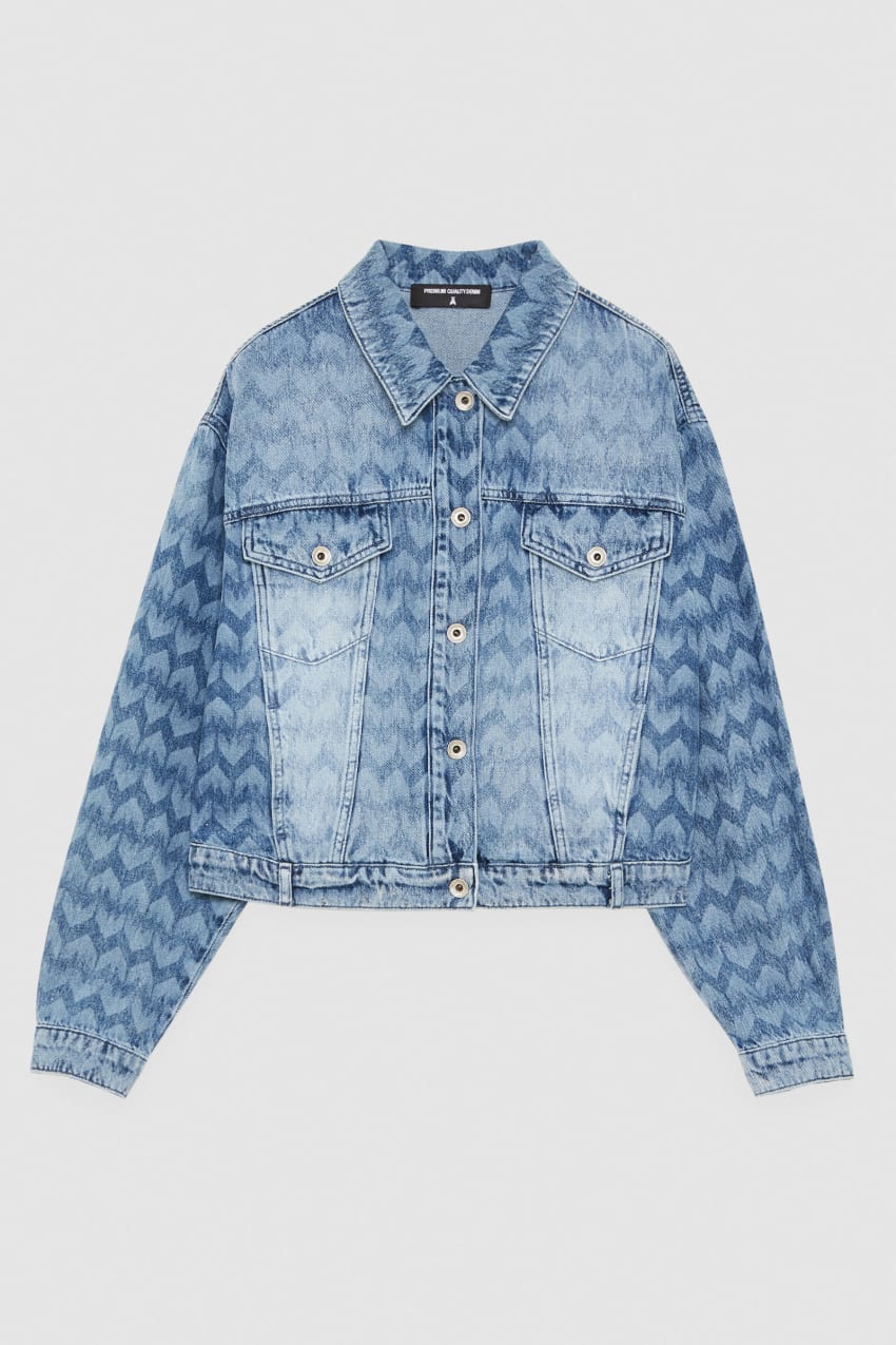 Giubbino jeans Monogram Patrizia Pepe