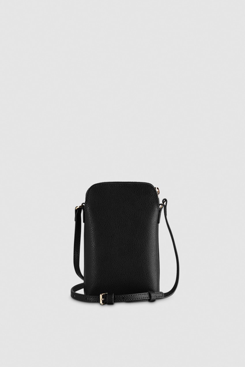 Black ESSENTIAL mini crossbody bag Patrizia Pepe