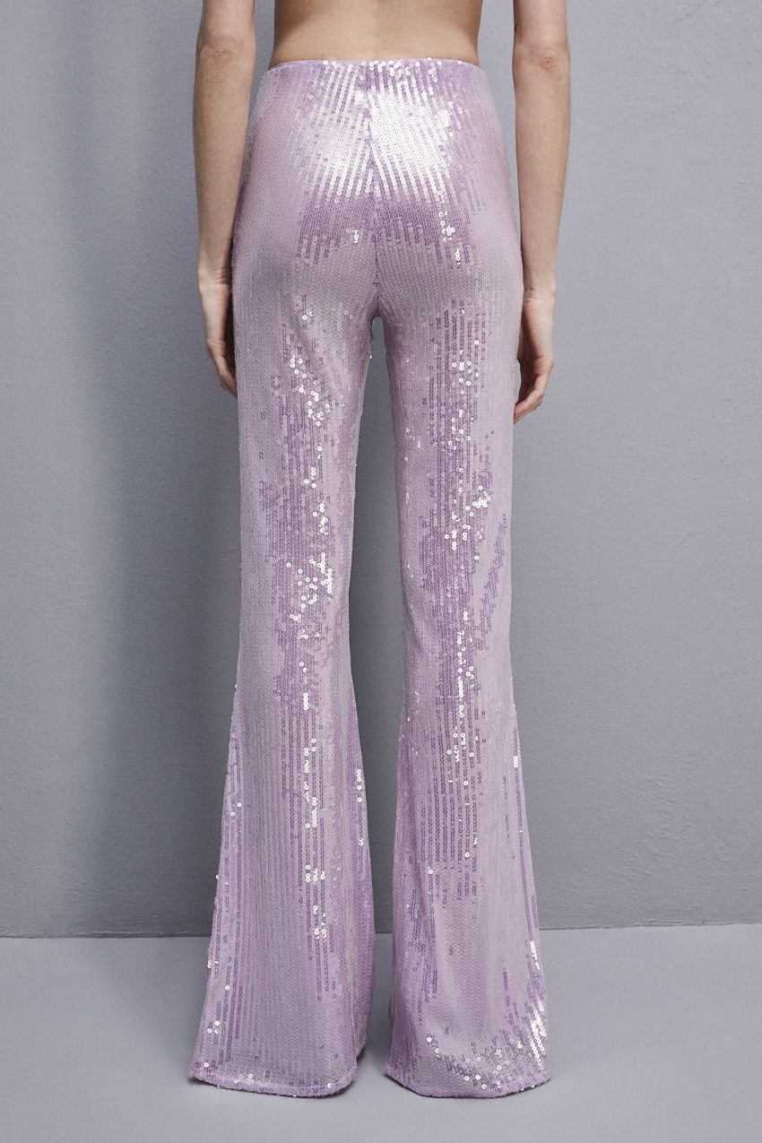 Pink sequin joggers discount