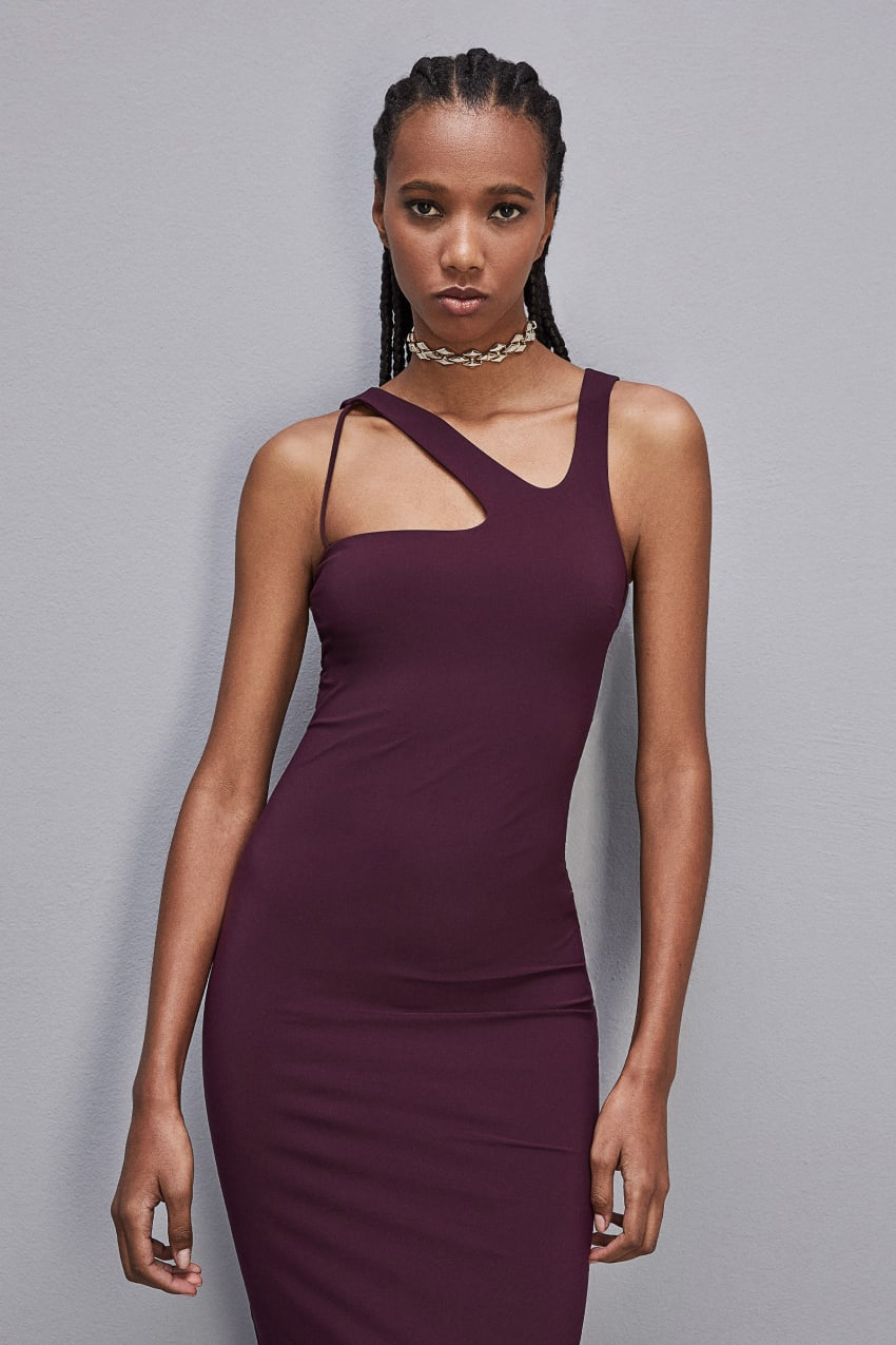 Robe sans manches en jersey stretch ESSENTIAL Violet Patrizia Pepe