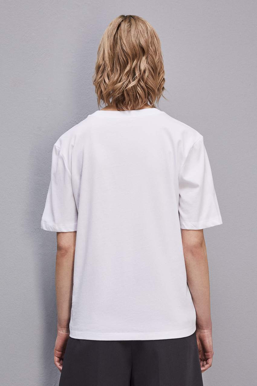 VIP【関税送料無料】希少 DAILY PAPER WHITE COTTON T-SHIRT Daily paper white Eli T-shirt - CLASSIFY LUXURY