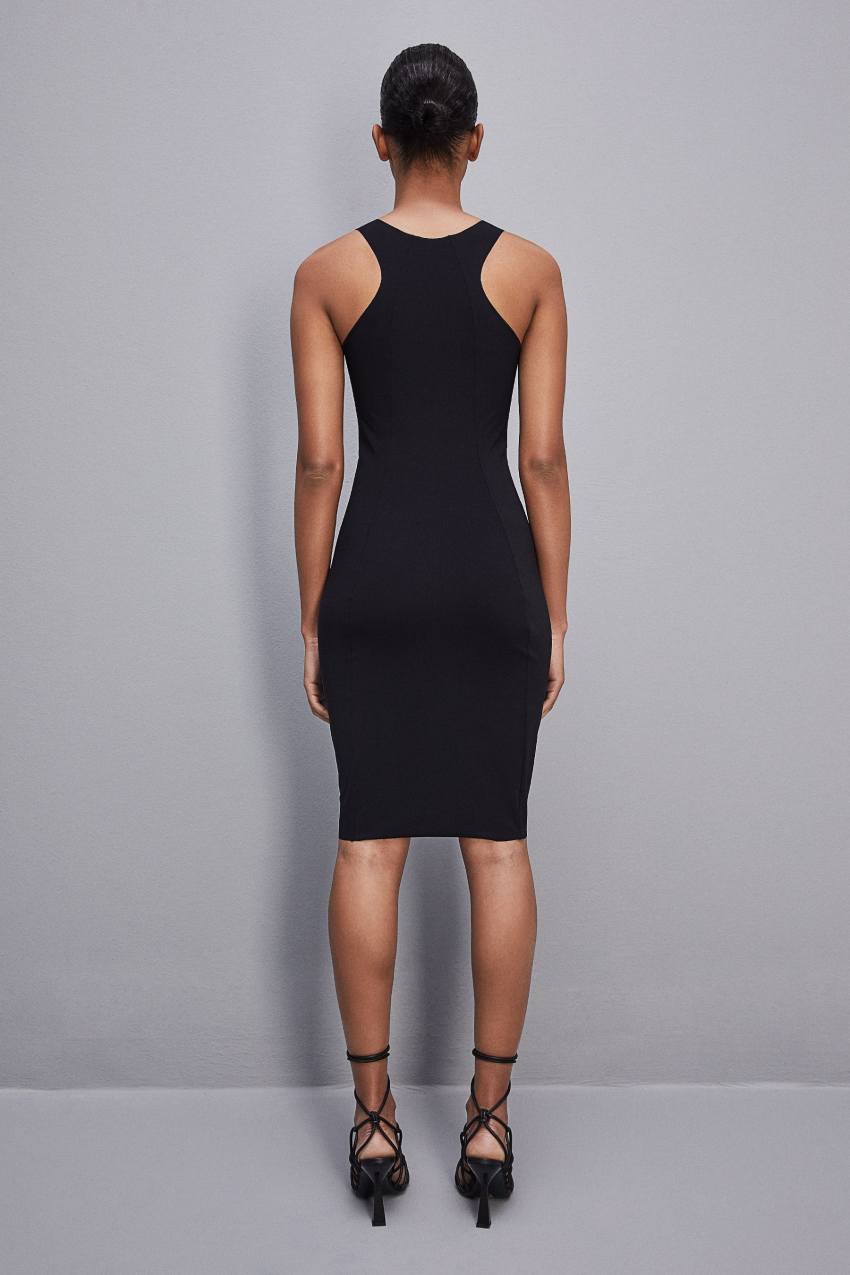 Black Stretch sheath dress Patrizia Pepe
