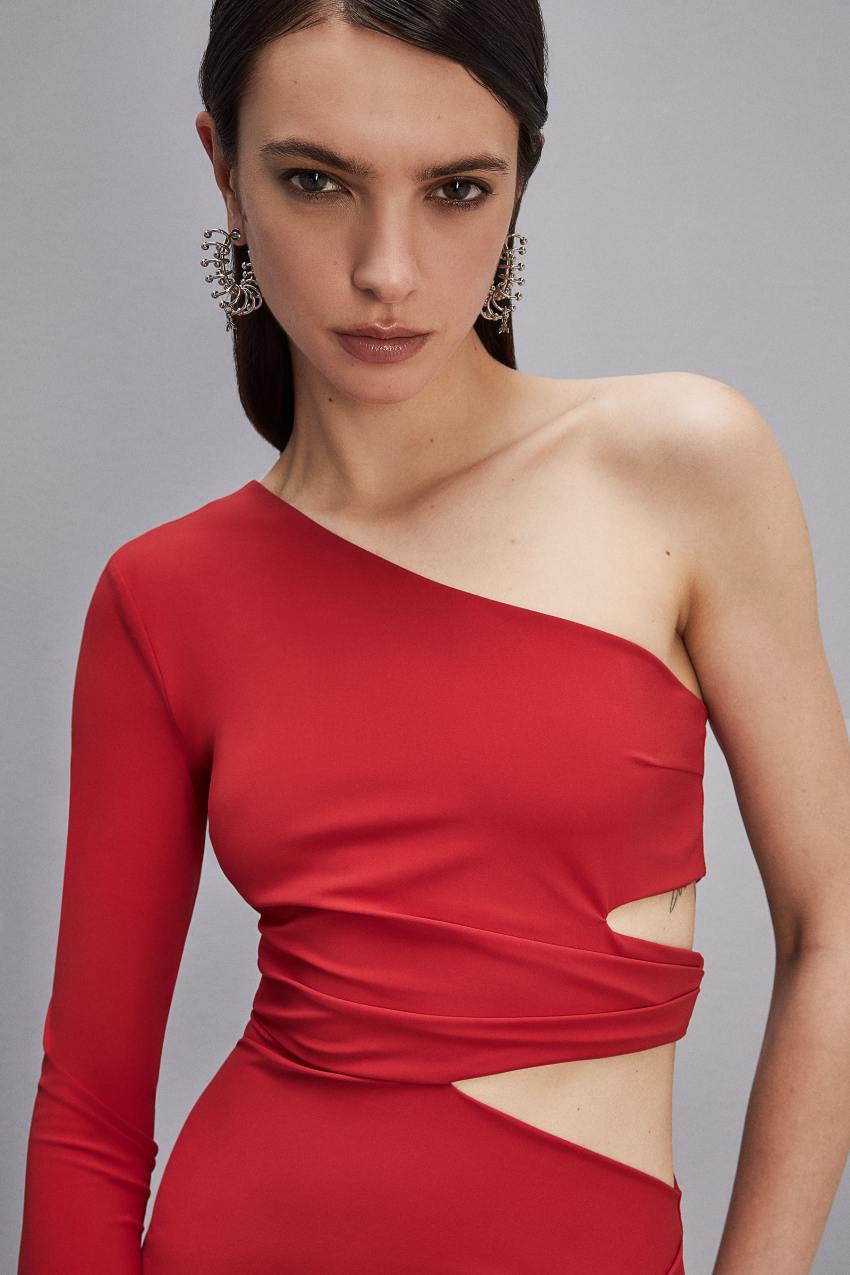 Patrizia pepe vestito rosso deals