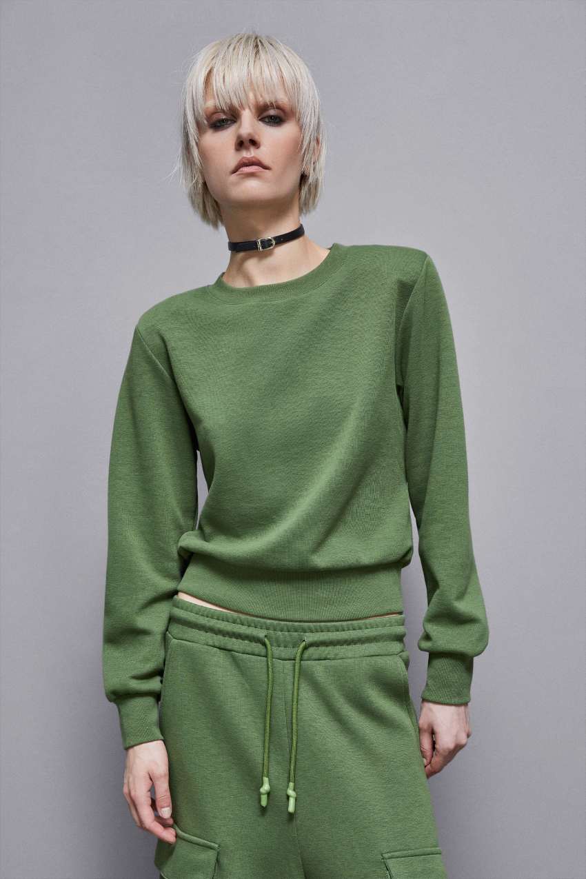 Cotton long sleeve sweaters best sale