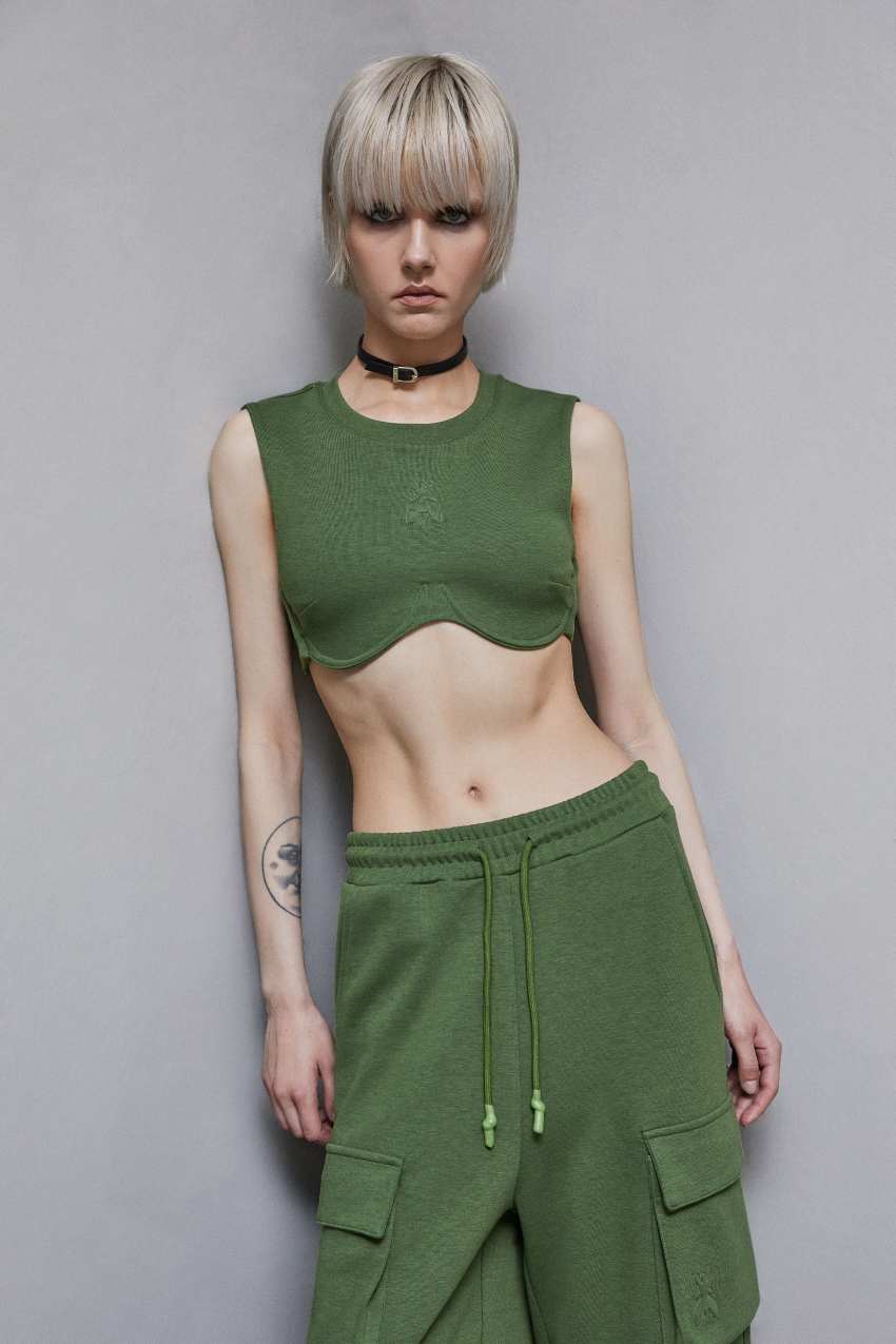 Sweat cropped deals