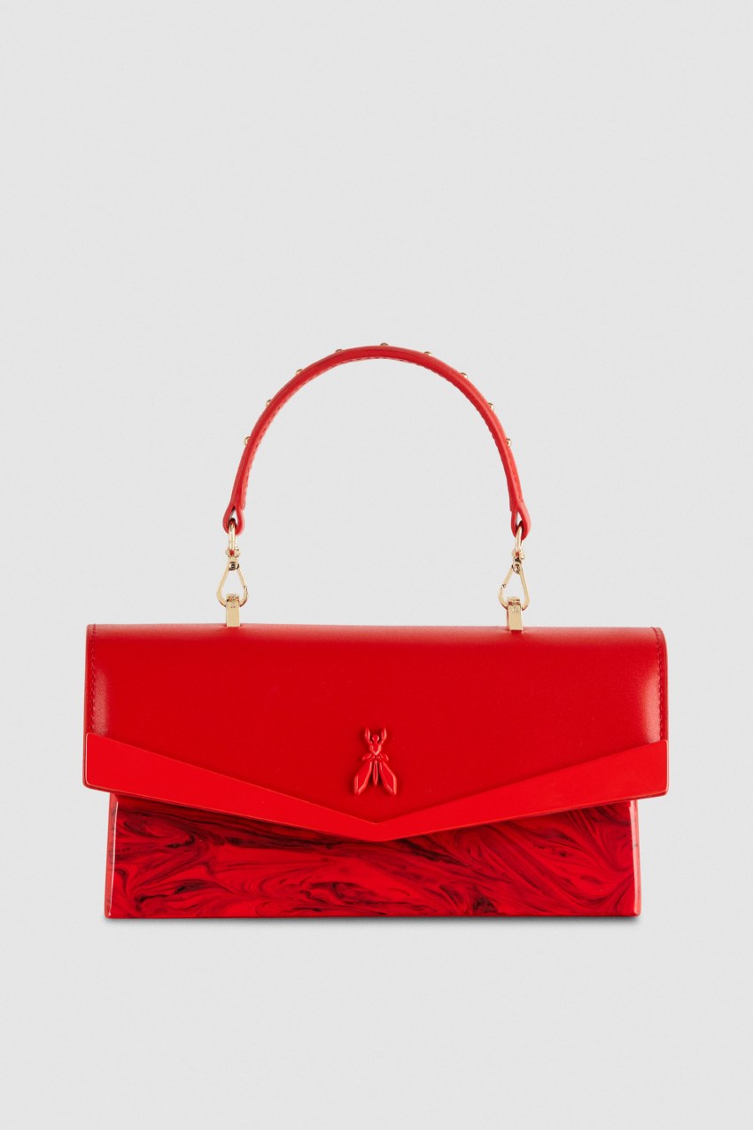Patrizia pepe borsa rossa shop